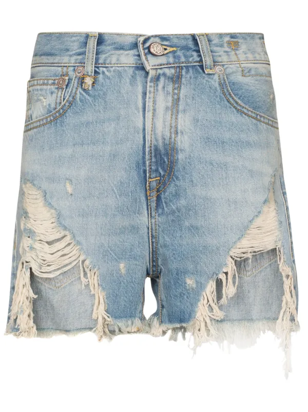 r13 denim shorts