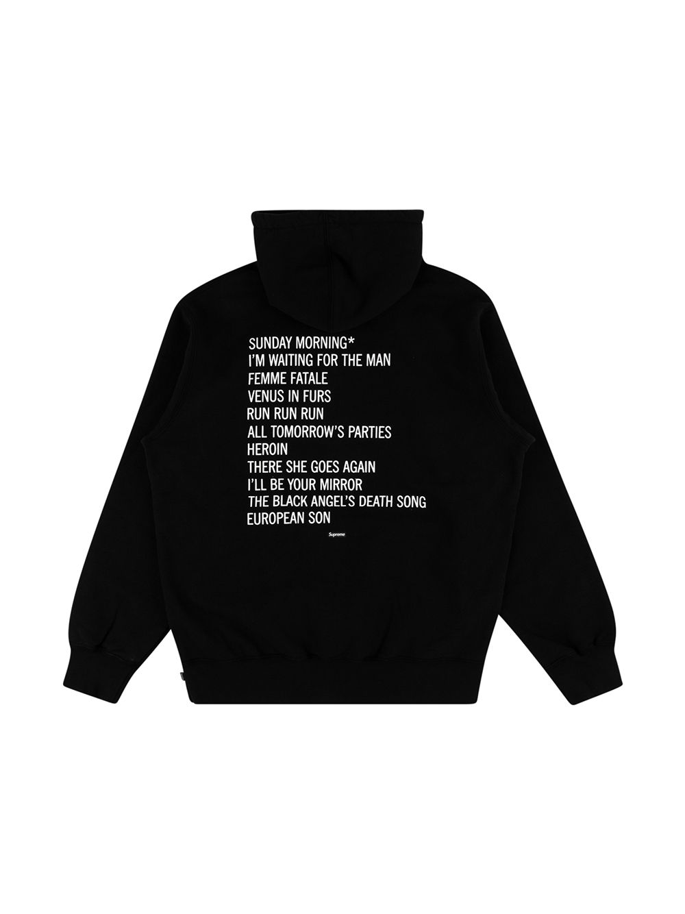 supreme velvet underground hoodie