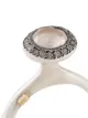 Rosa Maria Belquis diamond and quartz ring