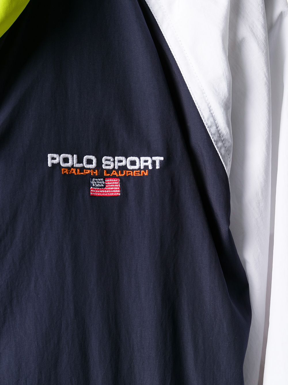фото Polo ralph lauren спортивная куртка в стиле колор-блок