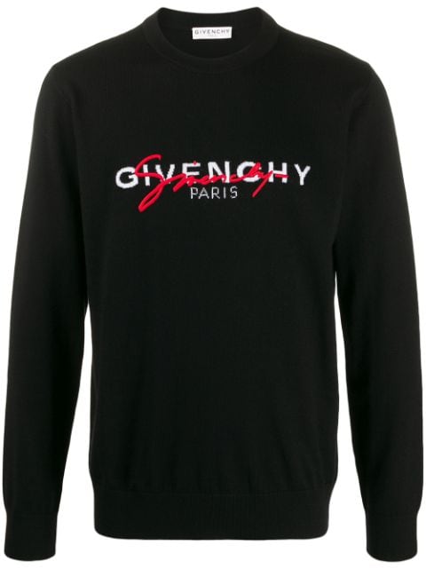 Black Givenchy multi logo jumper BM90B1404X - Farfetch