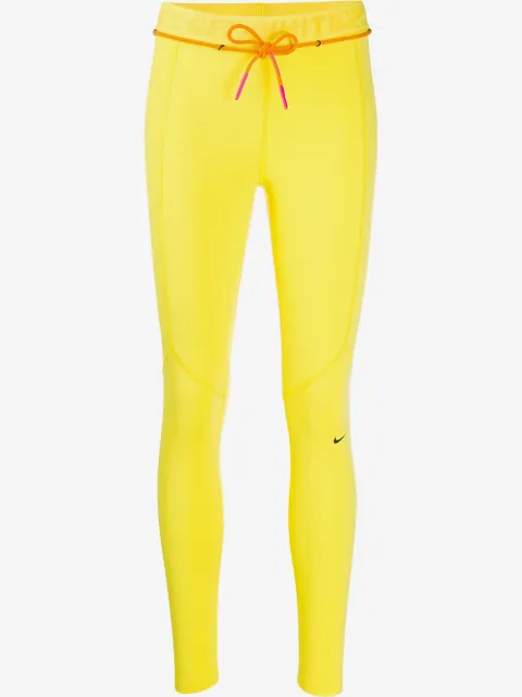 Off-White x Nike logo waistband performance leggings