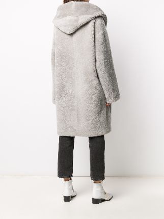 oversized hooded coat展示图