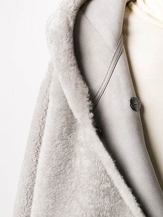 oversized hooded coat展示图