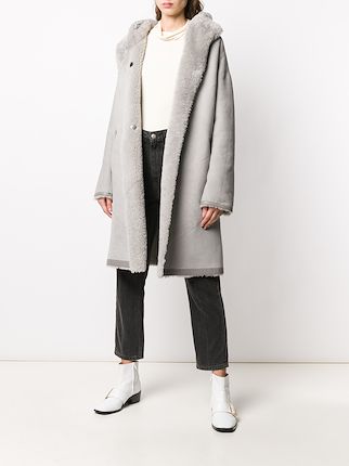 oversized hooded coat展示图