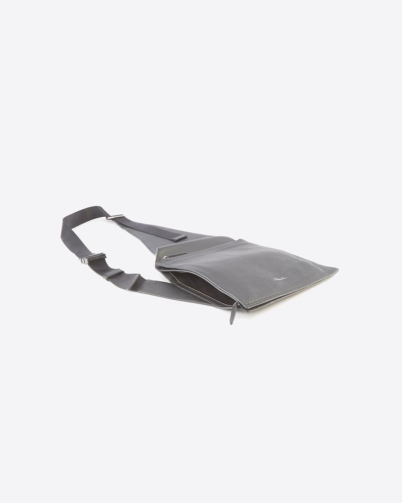 Leather Body Bag-black #1 Leather Body Bag, - 1