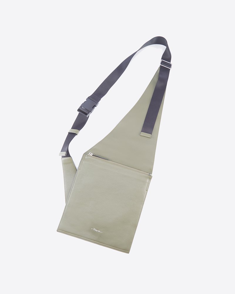 Leather Body Bag-green #0 Leather Body Bag, - 0