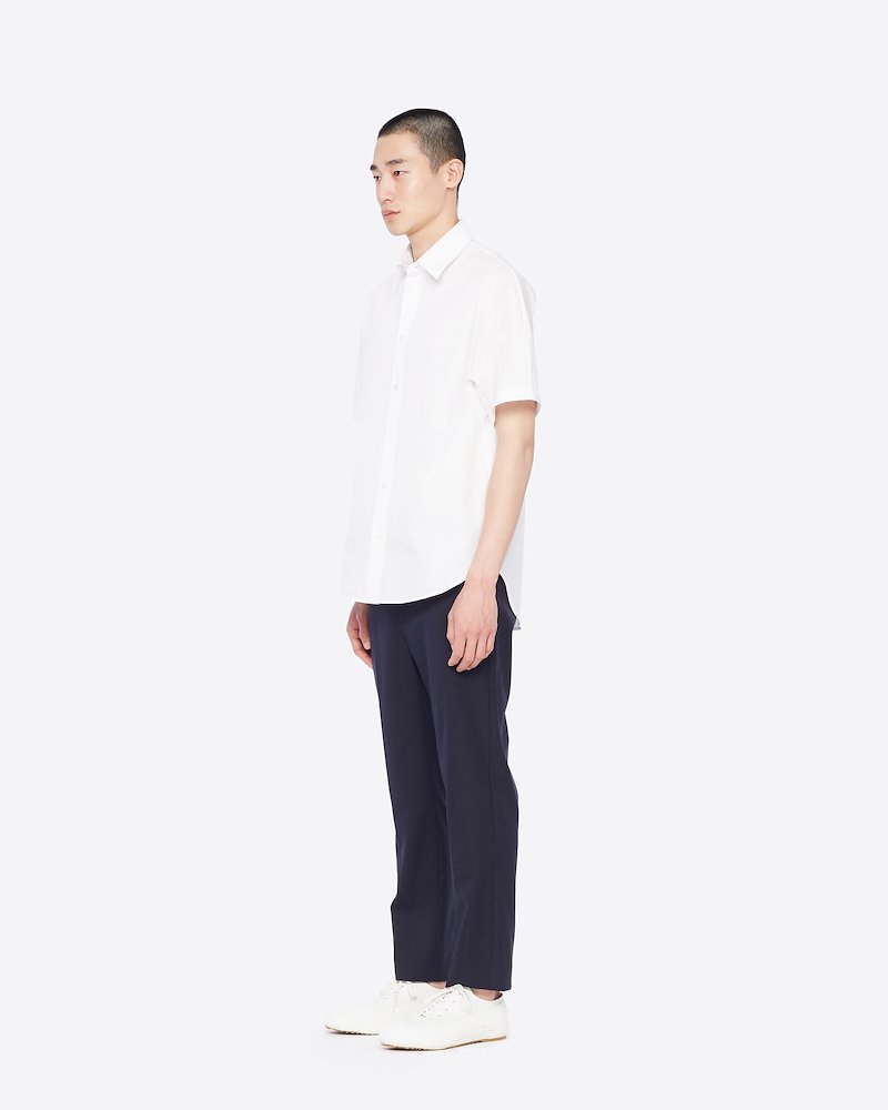 Short Sleeve Buttondown Shirt-white #1 Short Sleeve Buttondown Shirt, WHITE Natural (Veg)->Cotton Short Sleeve Buttondown Shirt from 3.1 Phillip Lim. - 1