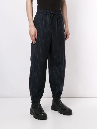 pinstripe cargo track pants展示图