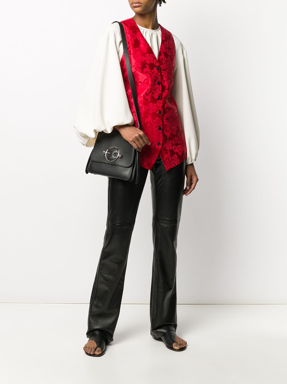 Ann Demeulemeester Mouwloze blazer - Rood