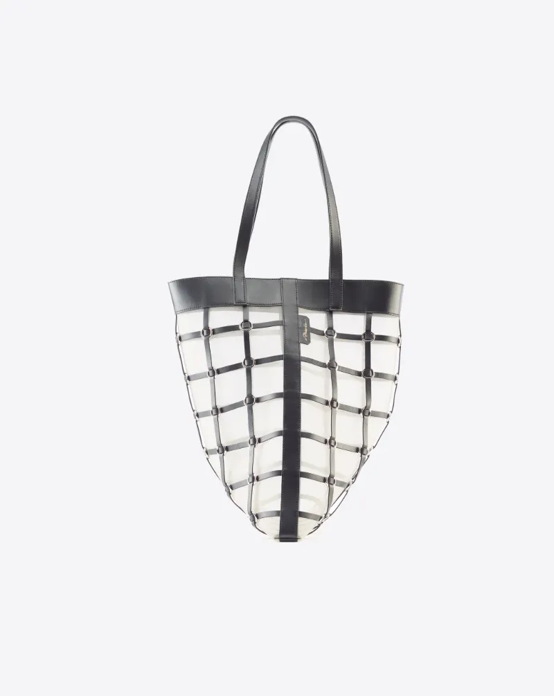 織り柄チェック 3.1 Philip Lim cage tote bag トートバッグ | www