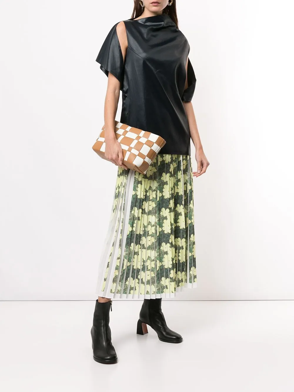 3.1 Phillip Lim Odita buidel met kant - Beige