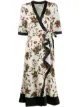 Image 1 of Tory Burch wrap floral dress