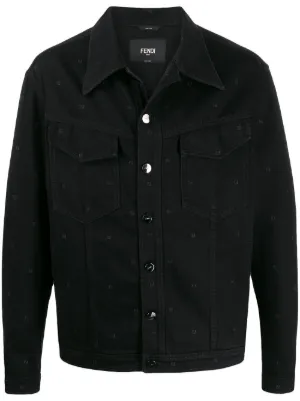 fendi denim jacket mens