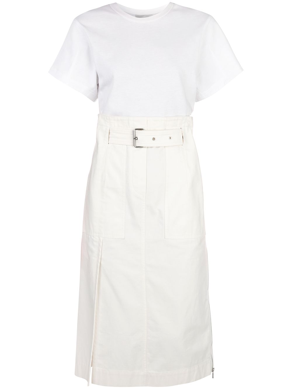 фото 3.1 phillip lim двухцветное платье с карманами карго и поясом
