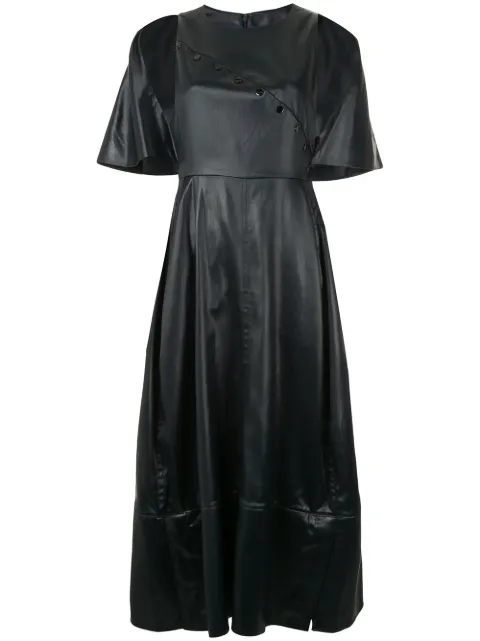 3.1 Phillip Lim vestido midi con capa