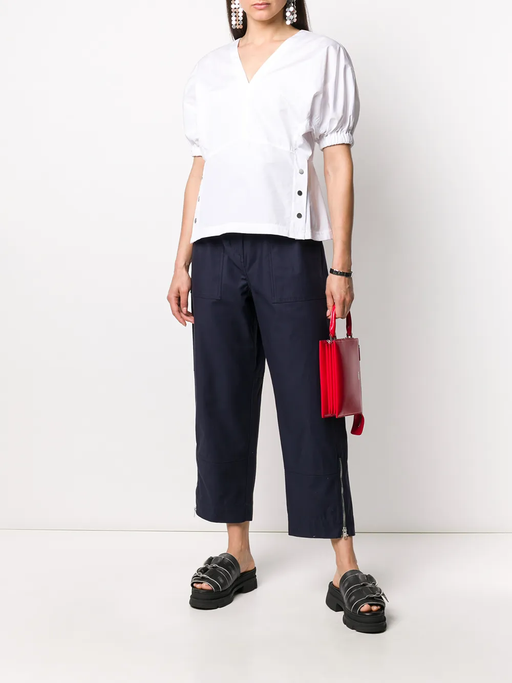 3.1 Phillip Lim Blouse met studs - Wit