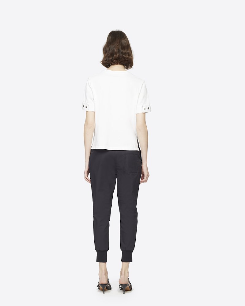 Satin Crepe Jogger-black #0 Satin Crepe Jogger, BLACK Synthetic->viscose Satin Crepe Jogger from 3.1 Phillip Lim.- 2