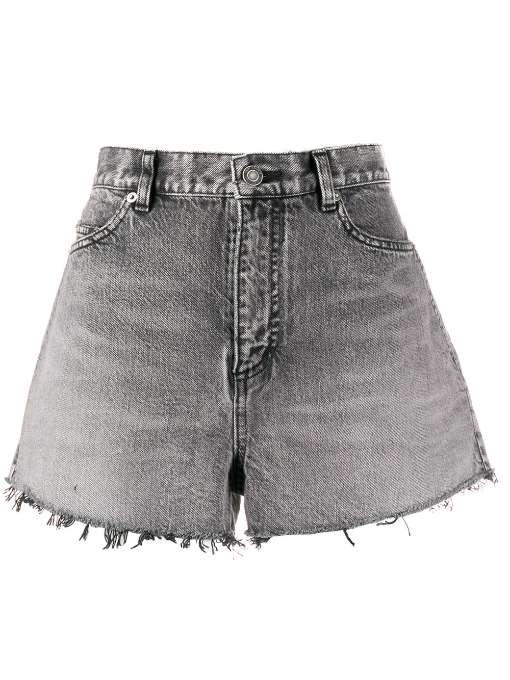 saint laurent denim shorts