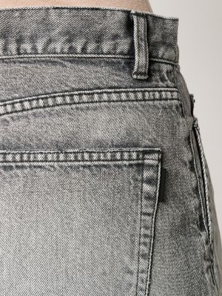 high waisted denim shorts展示图