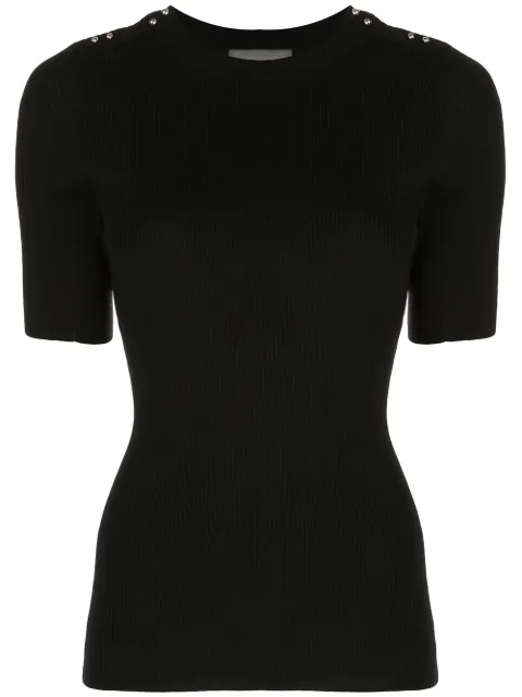 3.1 Phillip Lim picôt-stitch ribbed T-shirt