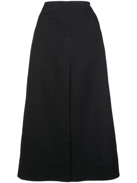 3.1 Phillip Lim front slit A-line skirt