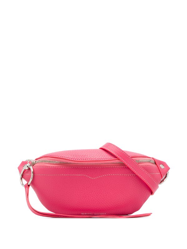 bree web strap leather belt bag