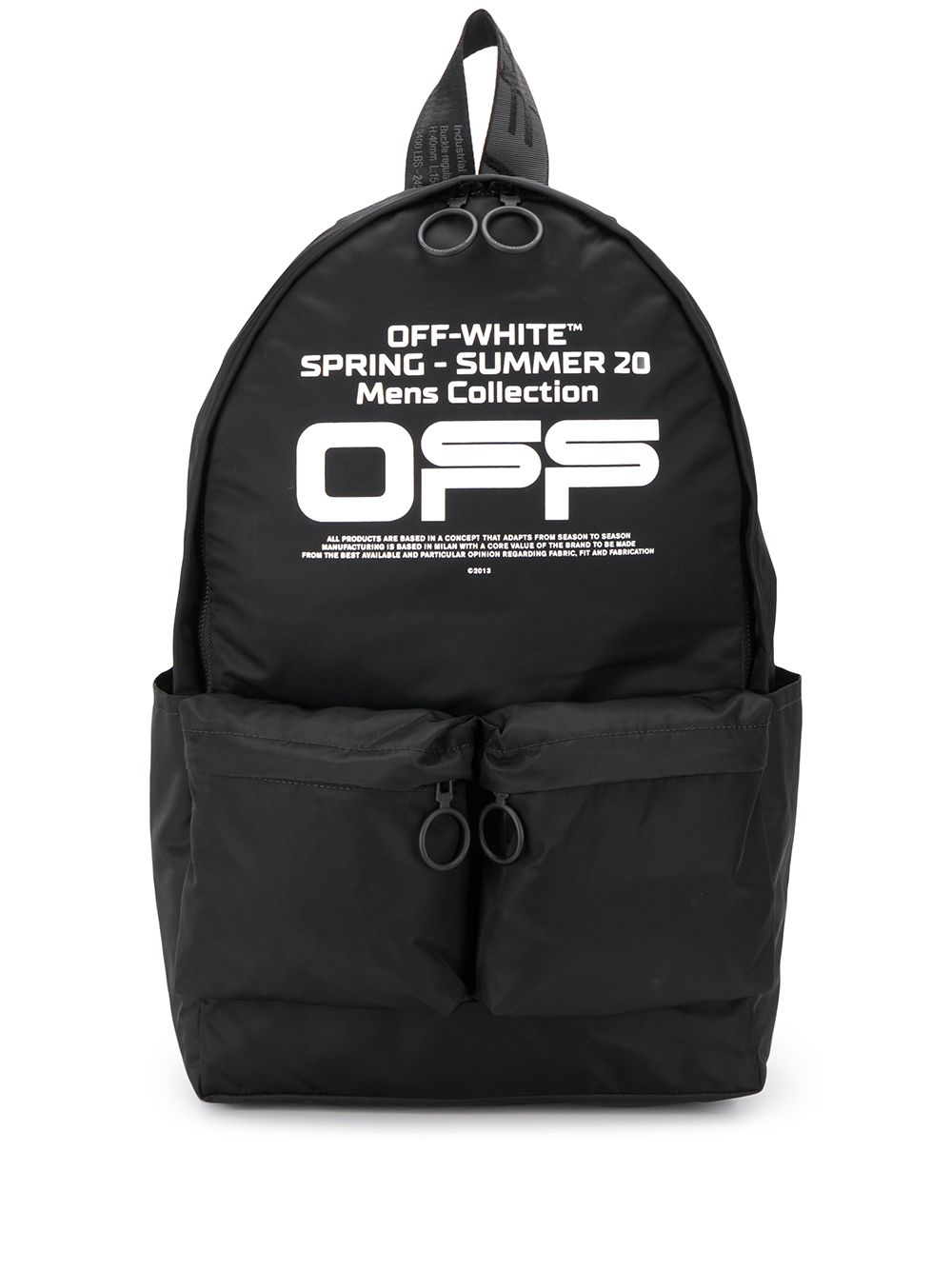 фото Off-white рюкзак с логотипом