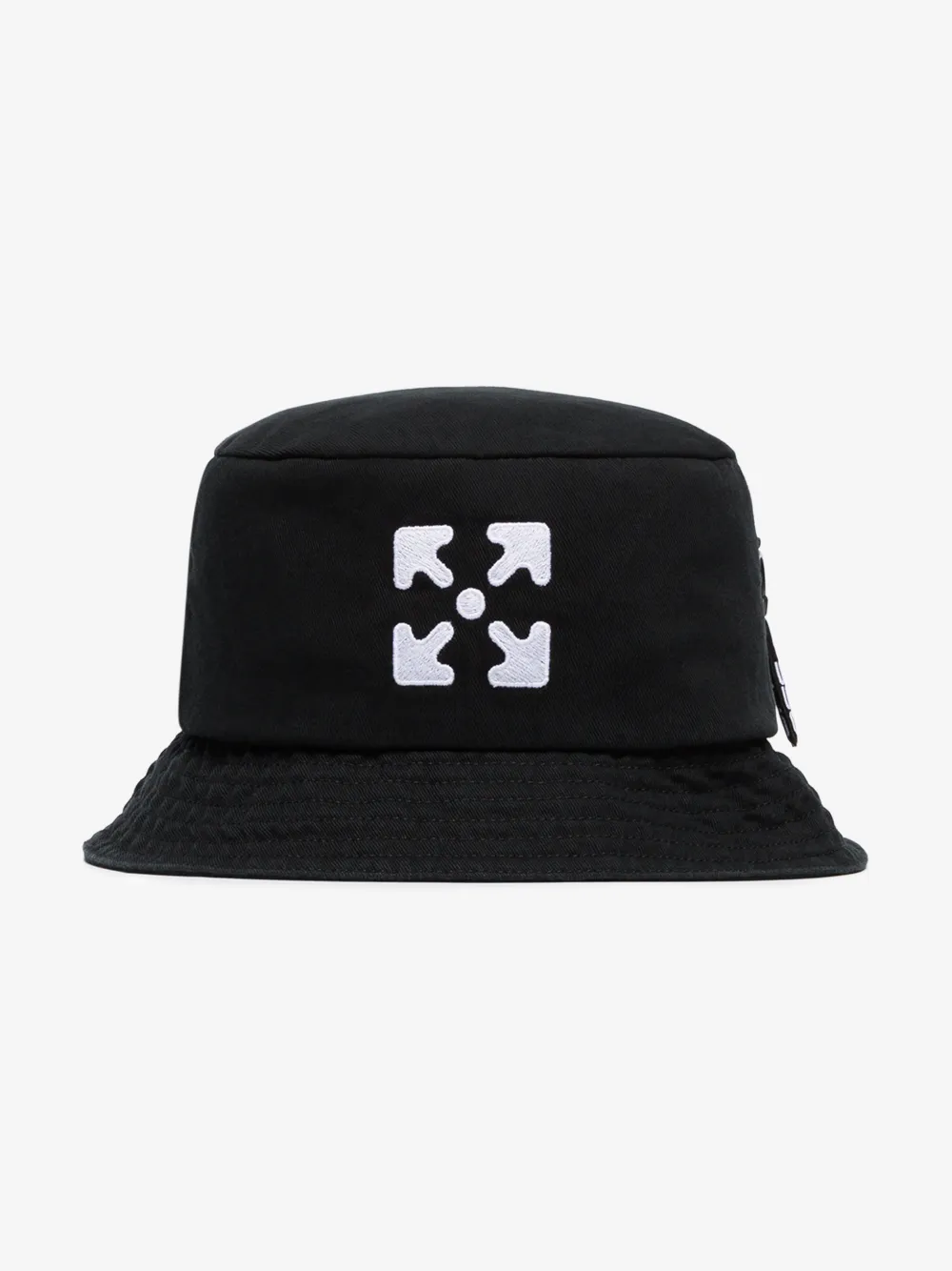 OFF-WHITE OFF-WHITE ARROWS LOGO BUCKET HAT,OMLA010R20400020100114683132