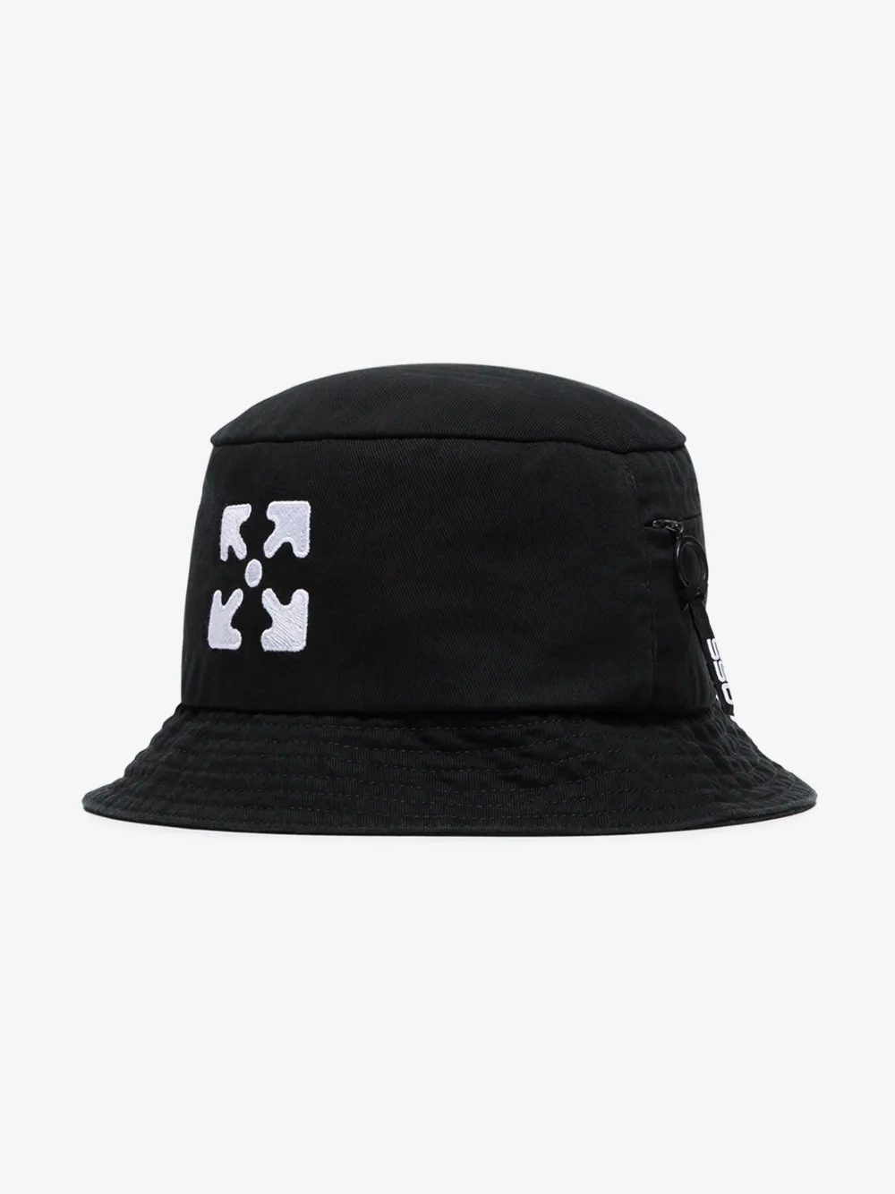 OFF-WHITE OFF-WHITE ARROWS LOGO BUCKET HAT,OMLA010R20400020100114683132
