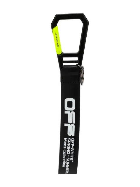 Off-White llavero con logo
