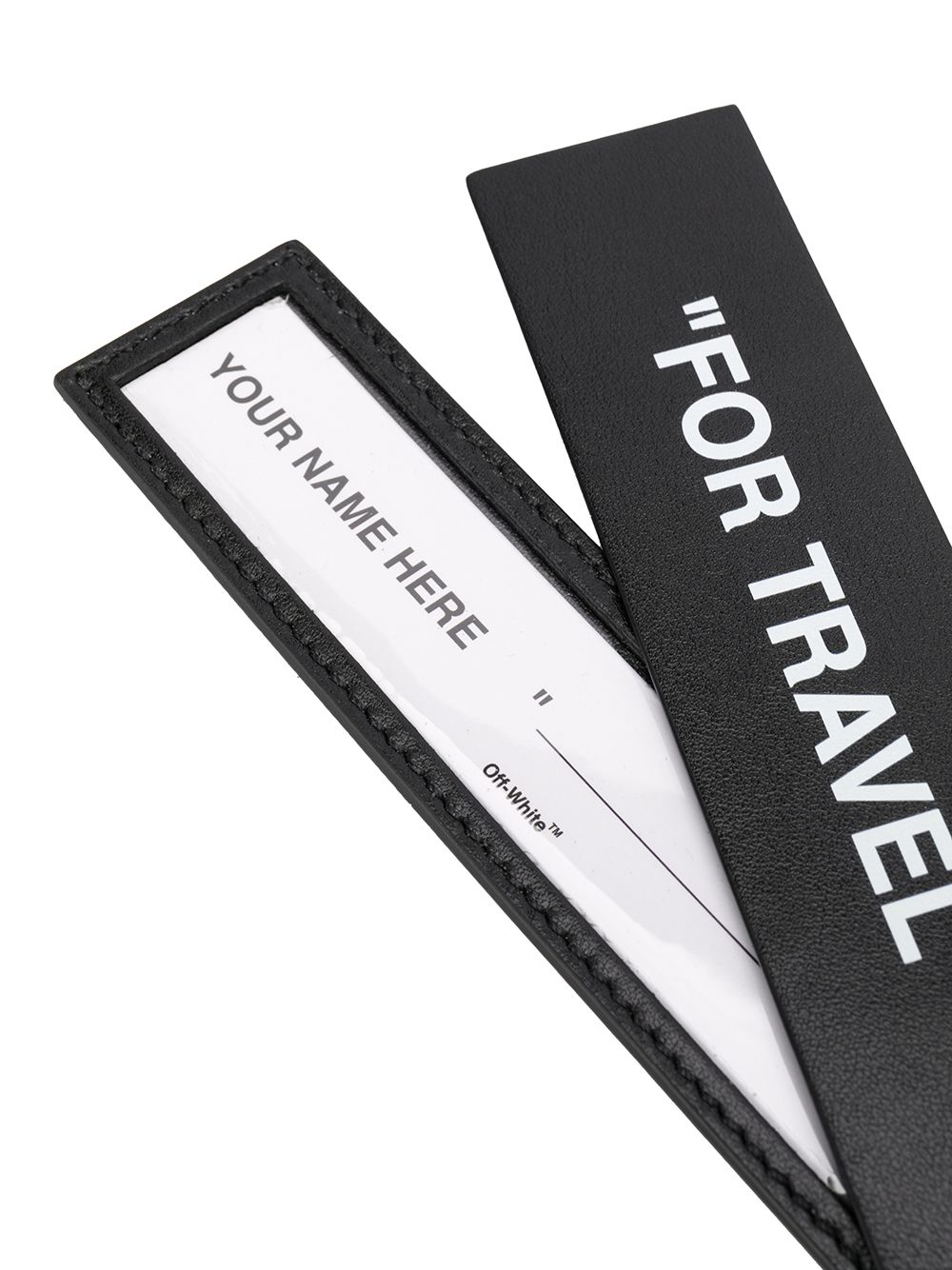 фото Off-White QUOTE TAG LUGGUAGE BLACK WHITE