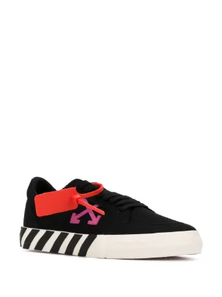 off white vulcanized low top black