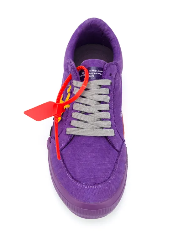 off white purple sneakers