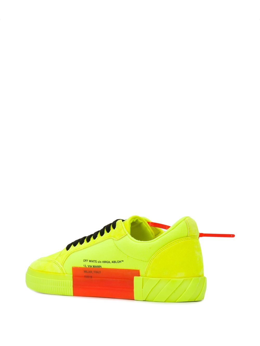 Off-White Fluorescent Vulcanized Sneakers Ss20 | Farfetch.Com