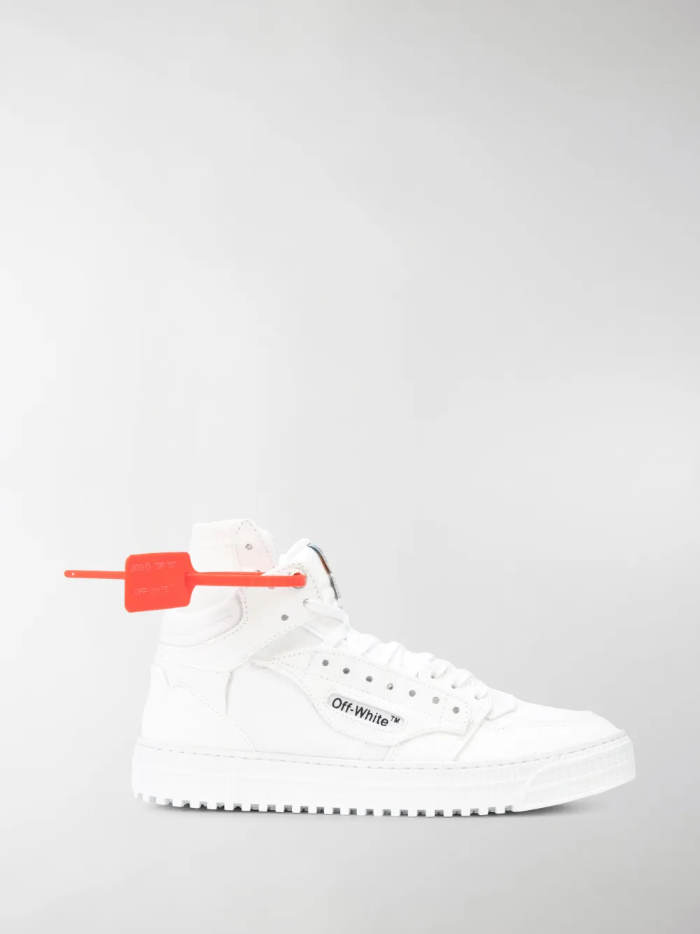 OFF-WHITE OFF-COURT HIGH-TOP SNEAKERS,OMIA065R20D33001010014683251