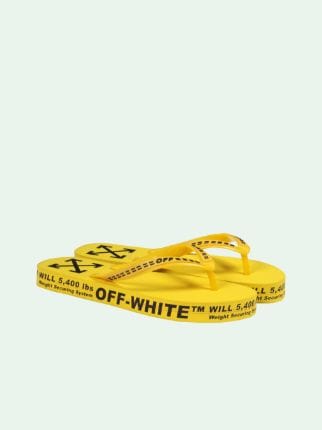 YELLOW FLIP FLOPS in yellow Off-White™ NL