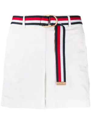 tommy hilfiger women's white shorts