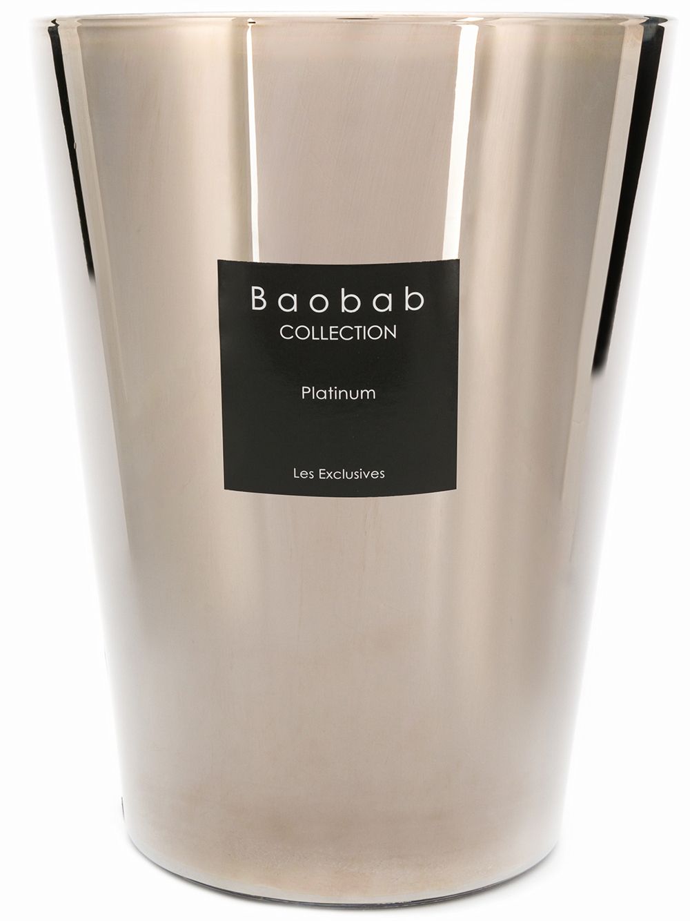 Baobab Collection Les Exclusives Platinum scented candle - Grey