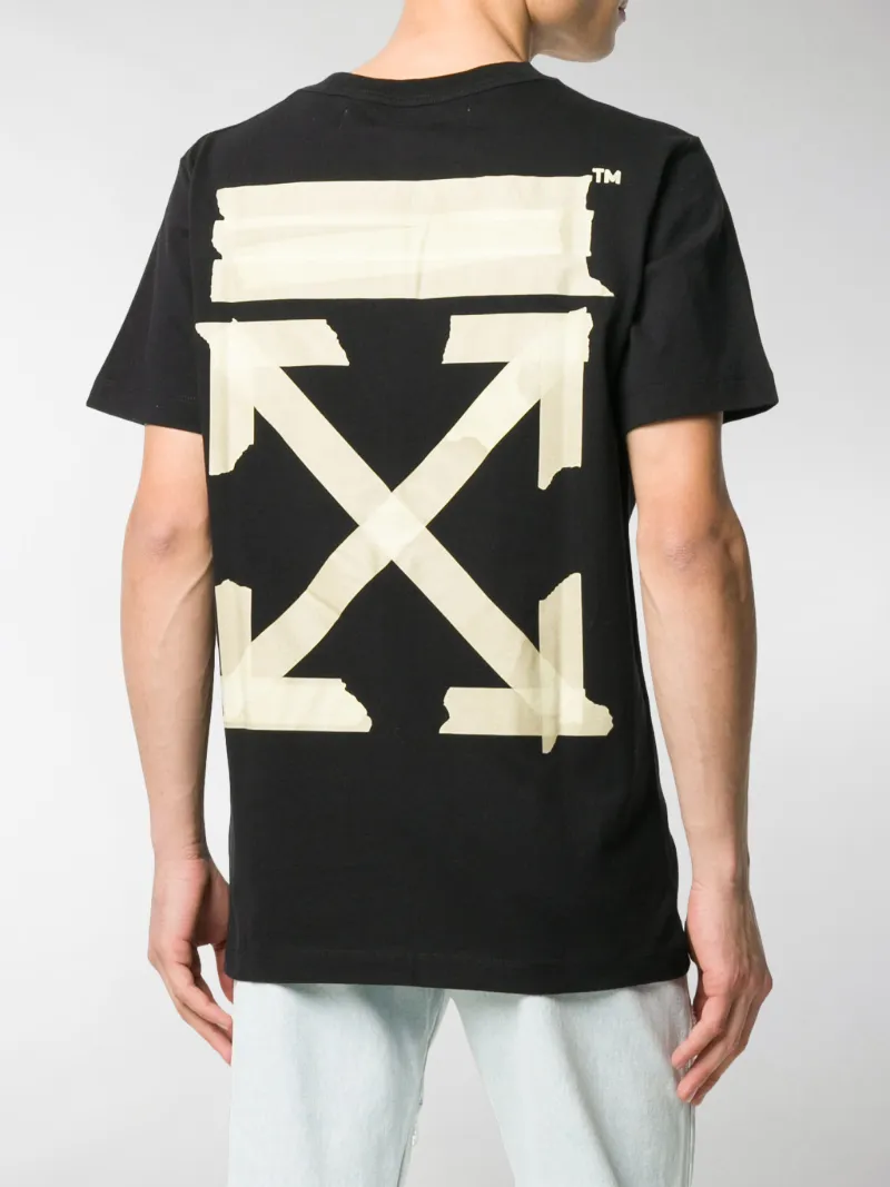 off white tape t shirt