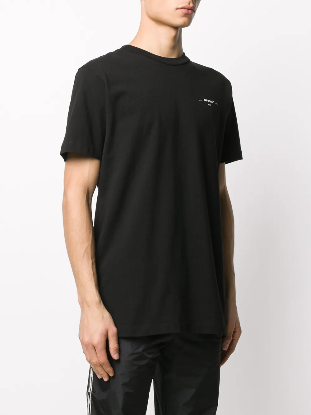 off white logo slim tee