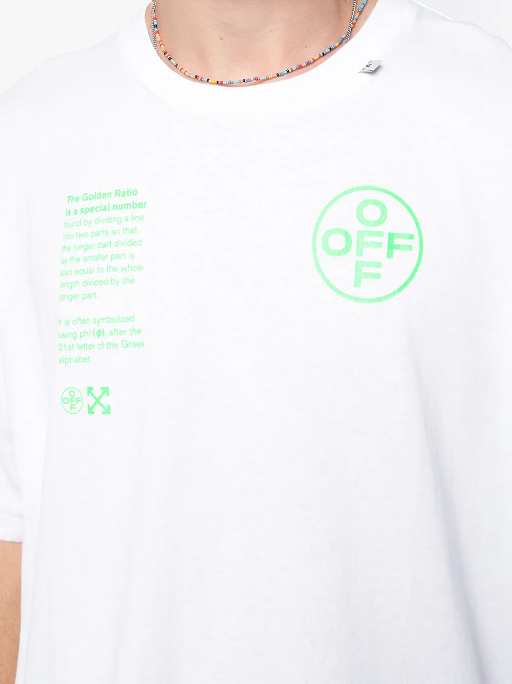 фото Off-white футболка с принтом