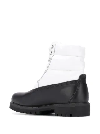 Puffer colour-block ankle boots展示图