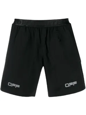 off white gym shorts