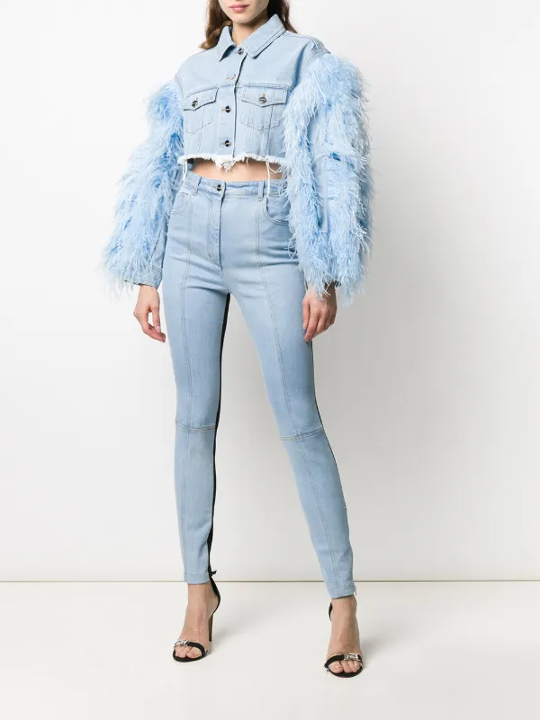 Feather Jean Jacket Store, 56% OFF 