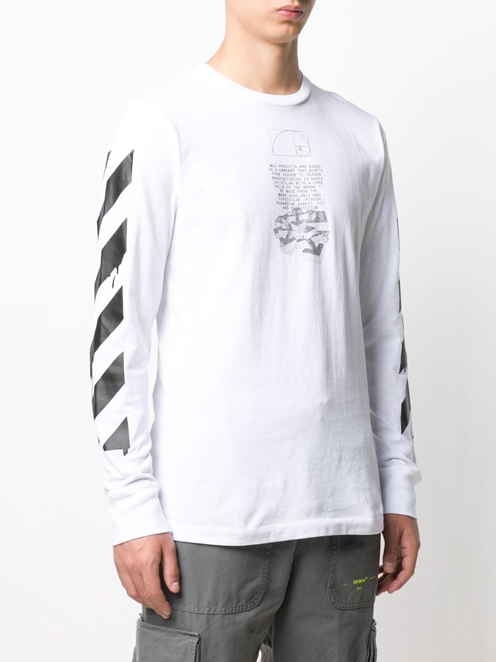 Off-White Dripping Arrows long-sleeved T-shirt - Farfetch