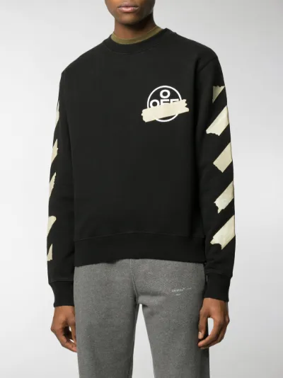 tape Arrows crew neck sweatshirt 