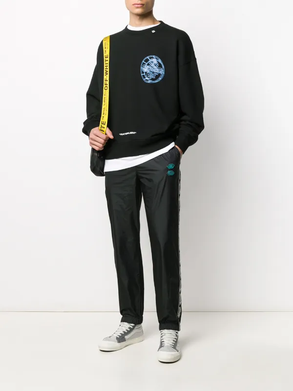 Off White 3d Logo Crew Neck Sweatshirt Ss20 Farfetch Com