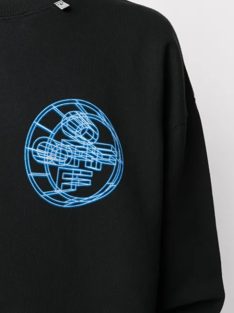 Off-White 3D logo crew neck sweatshirt 