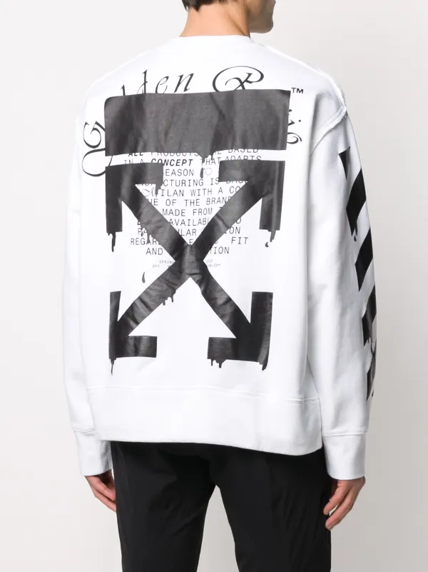 off white arrows sweatshirt